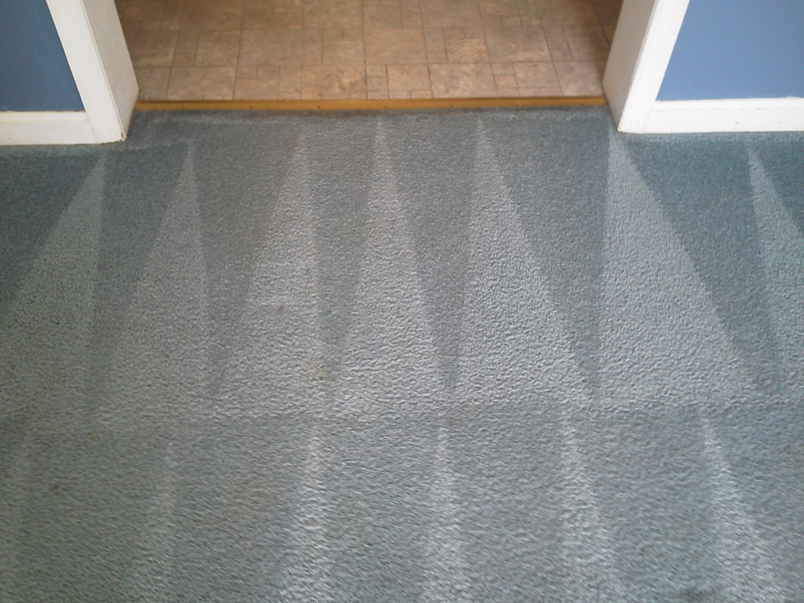 After the carpet cleaning