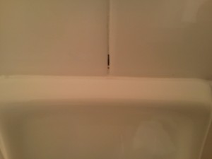 Missing grout in Stafford Virginia shower